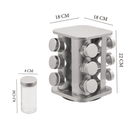 Porta Temperos e Condimentos Giratório 12 Peças